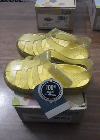 Igor Igor Star Glitter Kız Çocuk Sandalet Sari