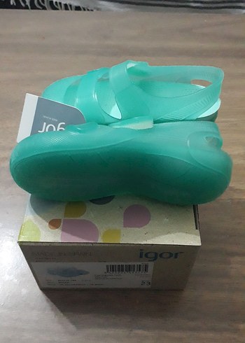 Igor Bondi Kız Çocuk Sandalet Turkuaz - Görsel 3