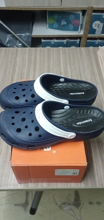 Boaonda Erkek Sandalet Terlik Lacivert - Görsel 2