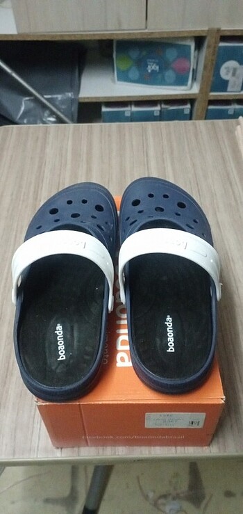 Boaonda Erkek Sandalet Terlik Lacivert - Görsel 3