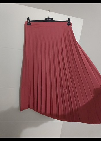 40 Beden beyaz Renk Beyaz Baskılı Mini Kadın Sweatshirt Etek Takım