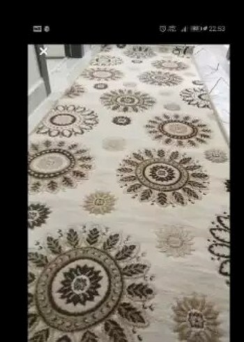 Beden Kahverengi Desenli Halı