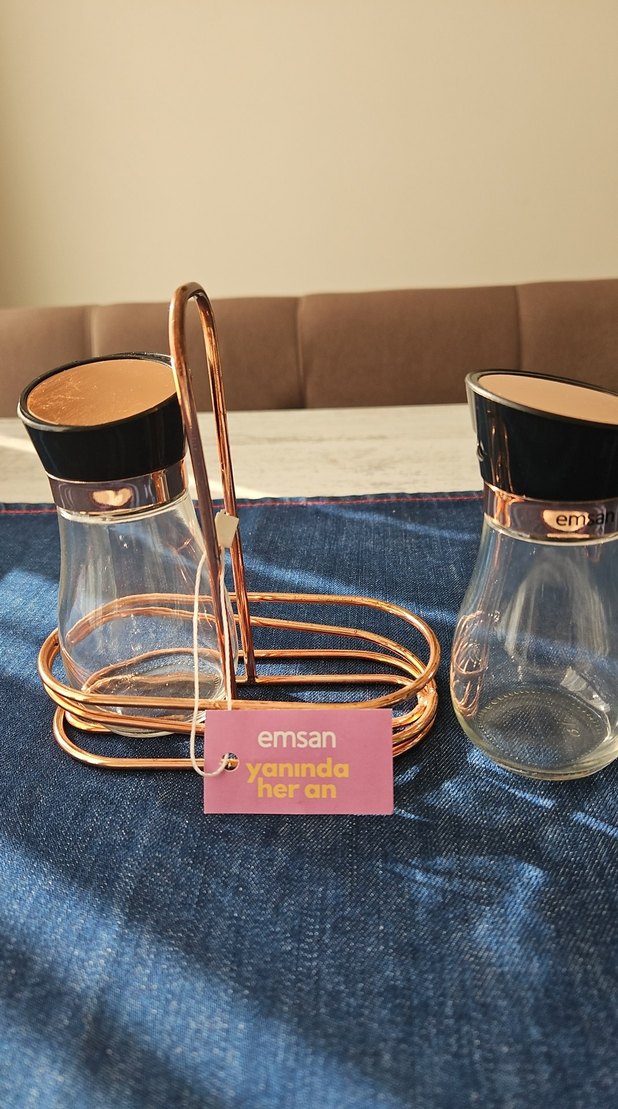 Emsan Gold Cam Baharatlık Seti - Görsel 2