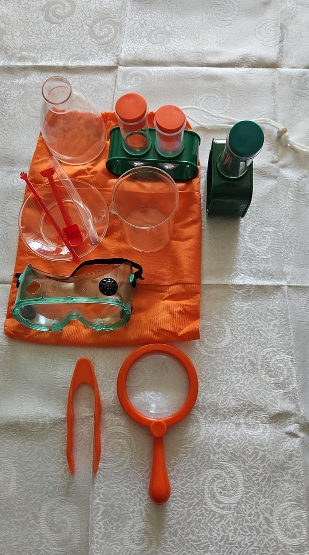 Turuncu Bilim Deney Seti ve Güvenlik Gözlüğü - Görsel 5