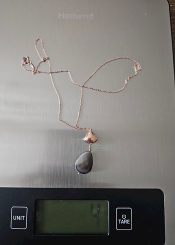 So Chic Rose Gümüş Kolye 925 Ayar FIRSAT - Görsel 2