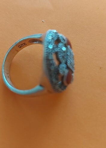 So Chic Akik ve Markazit Taşlı Yüzük - Görsel 3