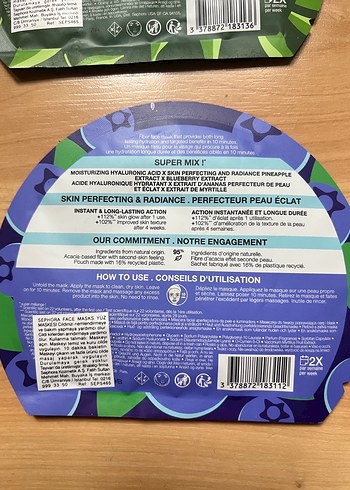 Sephora Kadın Yüz Maskeleri Seti - 4 Çeşit - Görsel 5