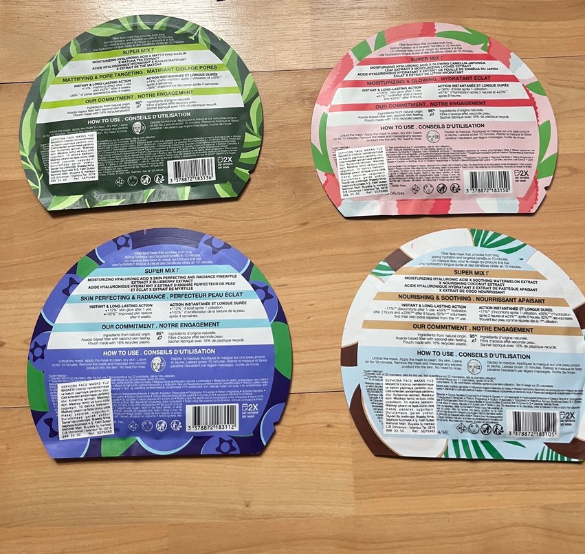 Sephora Kadın Yüz Maskeleri Seti - 4 Çeşit - Görsel 3