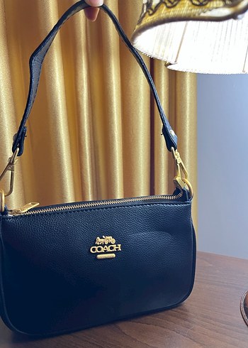 Siyah coach el çantası - Görsel 2