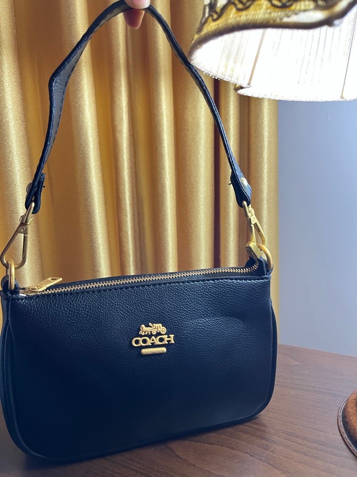 Siyah coach el çantası - Görsel 2