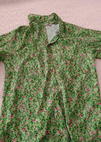 Yeşil Çiçekli Bohem Midi Elbise - Görsel 3