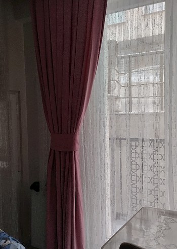 Modern Klasik fon perde 2 kanat - Görsel 3