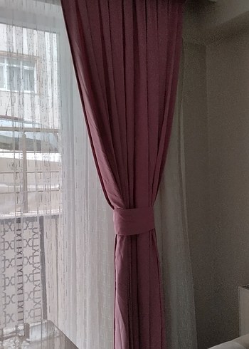 Modern Klasik fon perde 2 kanat - Görsel 4