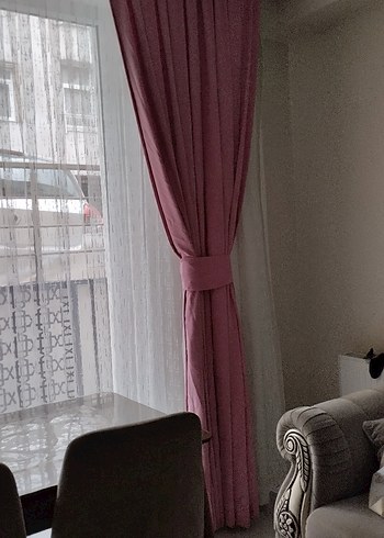 Modern Klasik fon perde 2 kanat - Görsel 2