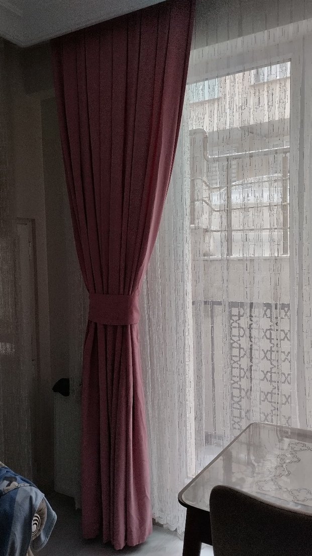 Modern Klasik fon perde 2 kanat - Görsel 3