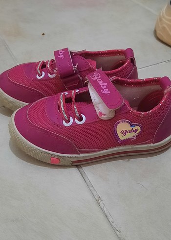 Renkli Elastik Kız Çocuk Spor Ayakkabı - Görsel 2