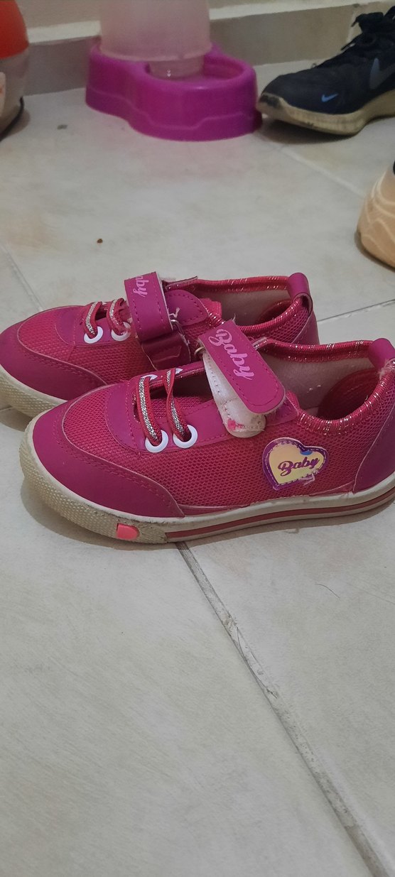 Renkli Elastik Kız Çocuk Spor Ayakkabı - Görsel 2