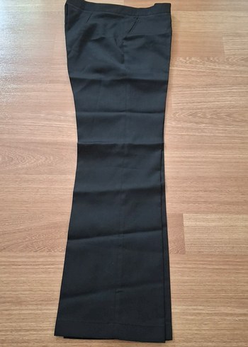 Siyah Kumaş Kadın Pantolon - Görsel 2