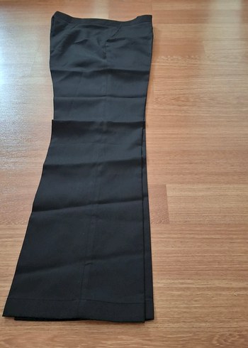 Siyah Kumaş Kadın Pantolon - Görsel 3