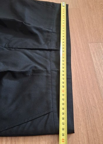 Siyah Kumaş Kadın Pantolon - Görsel 8