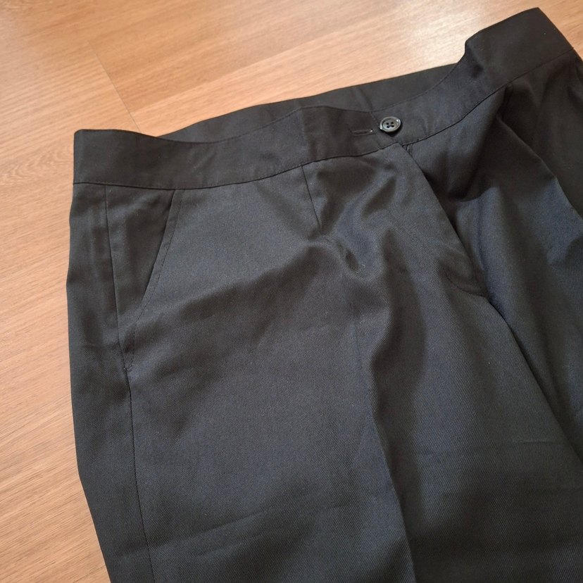 Siyah Kumaş Kadın Pantolon - Görsel 5