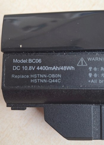 Laptop Bataryası 10.8V 4400mAh/48Wh - Görsel 8