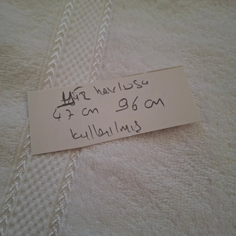 Beyaz yüz Havlusu - Görsel 5