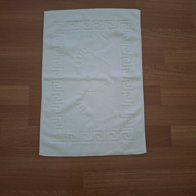 beyaz ayak havlusu - Görsel 2