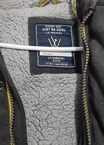 Gri Fermuarlı Erkek Kaban - Görsel 3