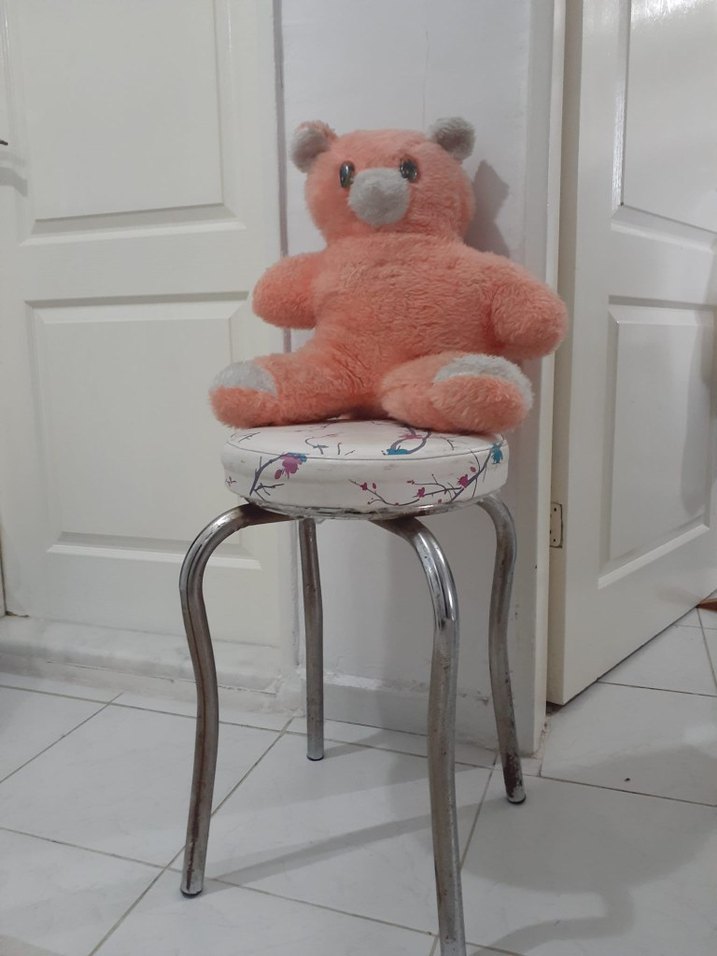 Pembe Peluş Ayıcık Oyuncak - Görsel 2