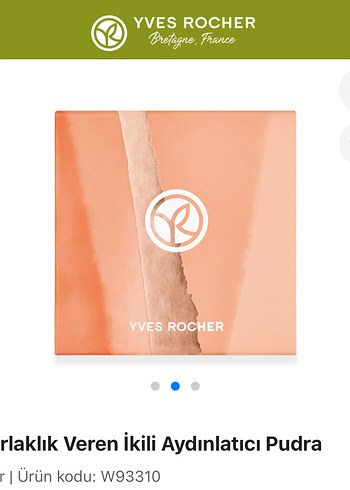 Yves Rocher Yves Rocher Aydınlatıcı Pudra İkili Set