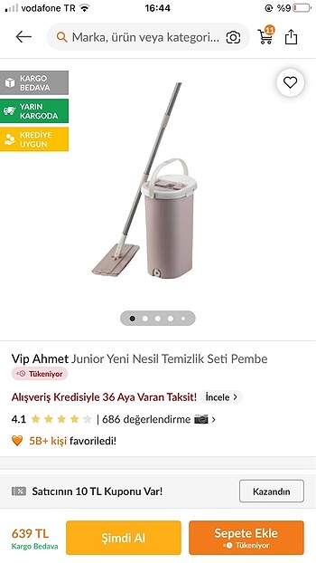 Tupperware Vip ahmet junior mop