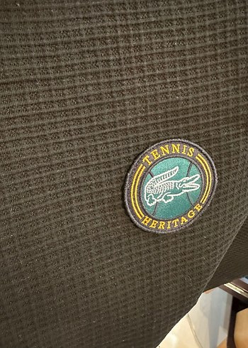 Gri Spor Tarzı Erkek Rozet Lacoste - Görsel 4