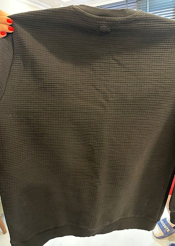 Gri Spor Tarzı Erkek Rozet Lacoste - Görsel 3