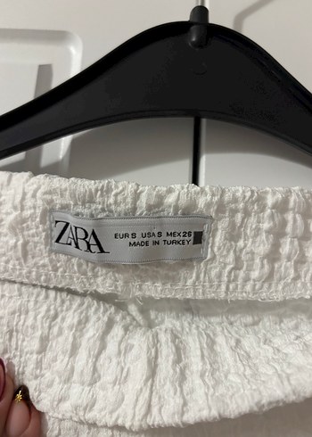 Beyaz Rahat Kesim Kadın Pantolon - Görsel 3