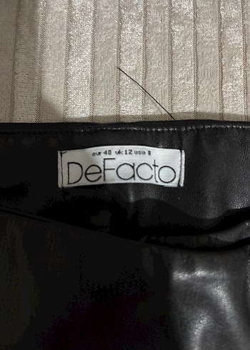 Siyah Deri Mini Etek - Görsel 6