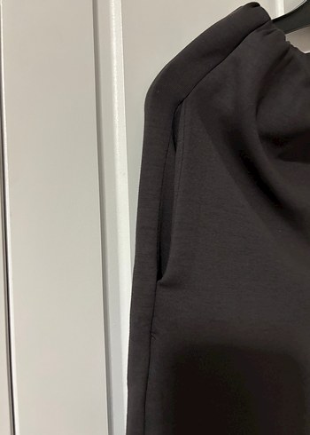 Kadın Antrasit Rahat Kesim Kumaş Pantolon - Görsel 3