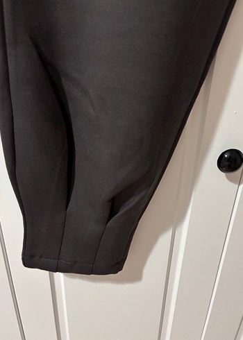 Kadın Antrasit Rahat Kesim Kumaş Pantolon - Görsel 2
