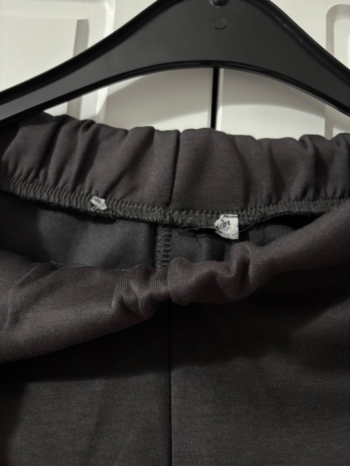 Kadın Antrasit Rahat Kesim Kumaş Pantolon - Görsel 4