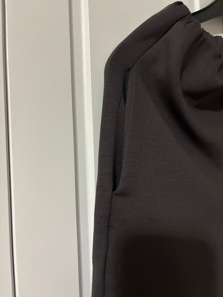 Kadın Antrasit Rahat Kesim Kumaş Pantolon - Görsel 3