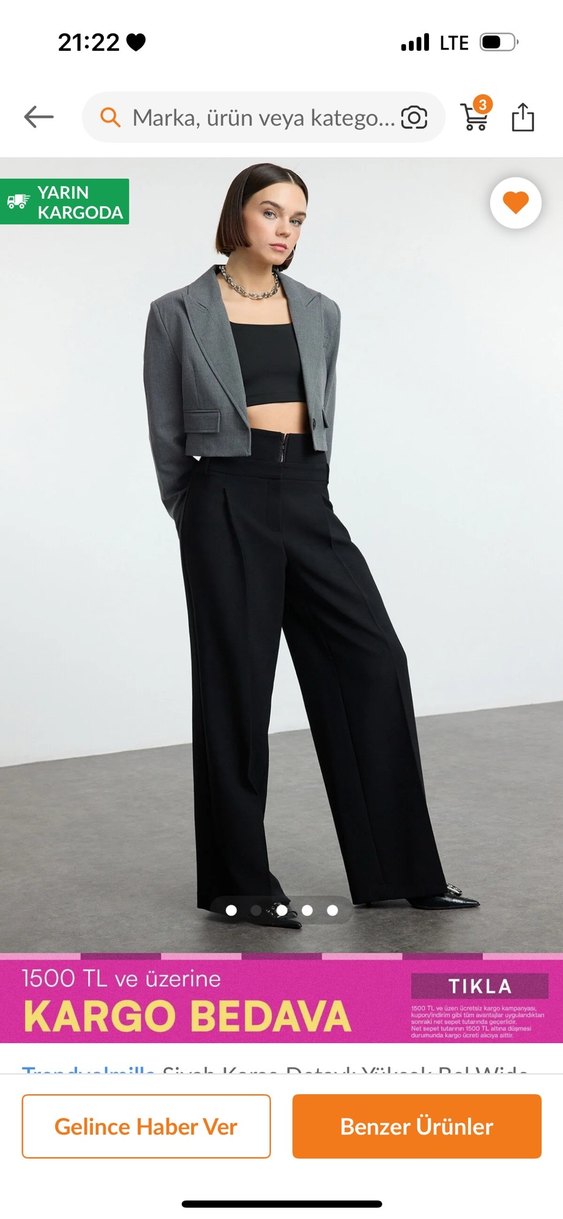 Kemer Tokalı Siyah Mini Deri Pantolon - Görsel 2