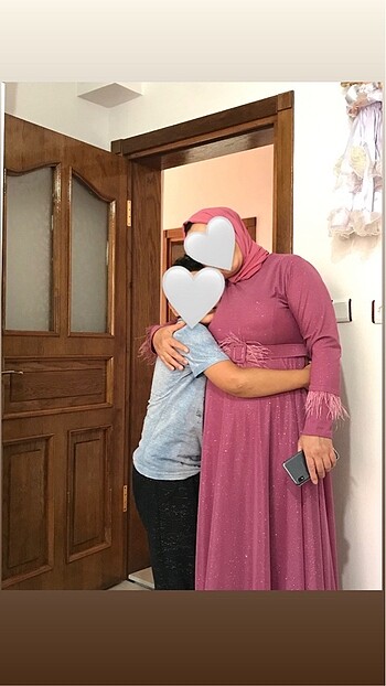 Tesettür elbise abiye