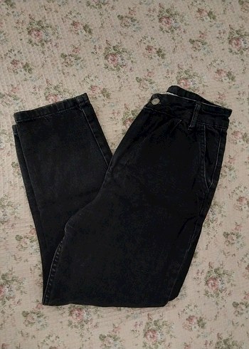 Siyah Mom Jean