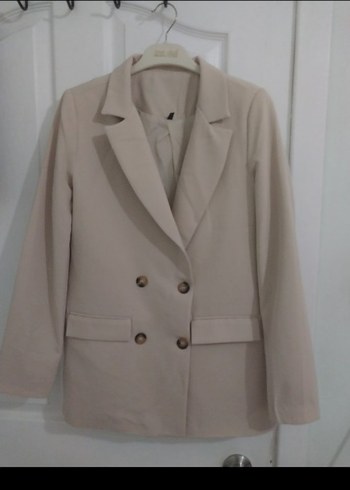 Trendyol & Milla TRENDYOL EKRU BLAZER CEKET