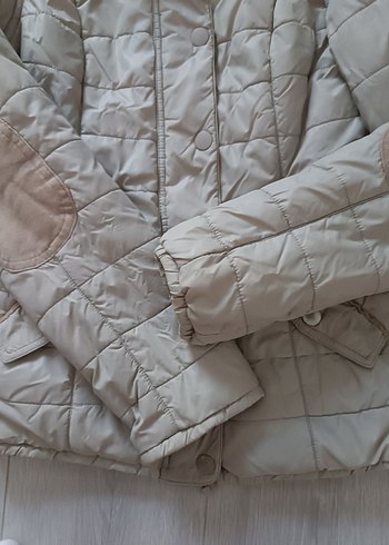 Mavi Vintage Slim Fit Bej Şişme Mont - Görsel 5