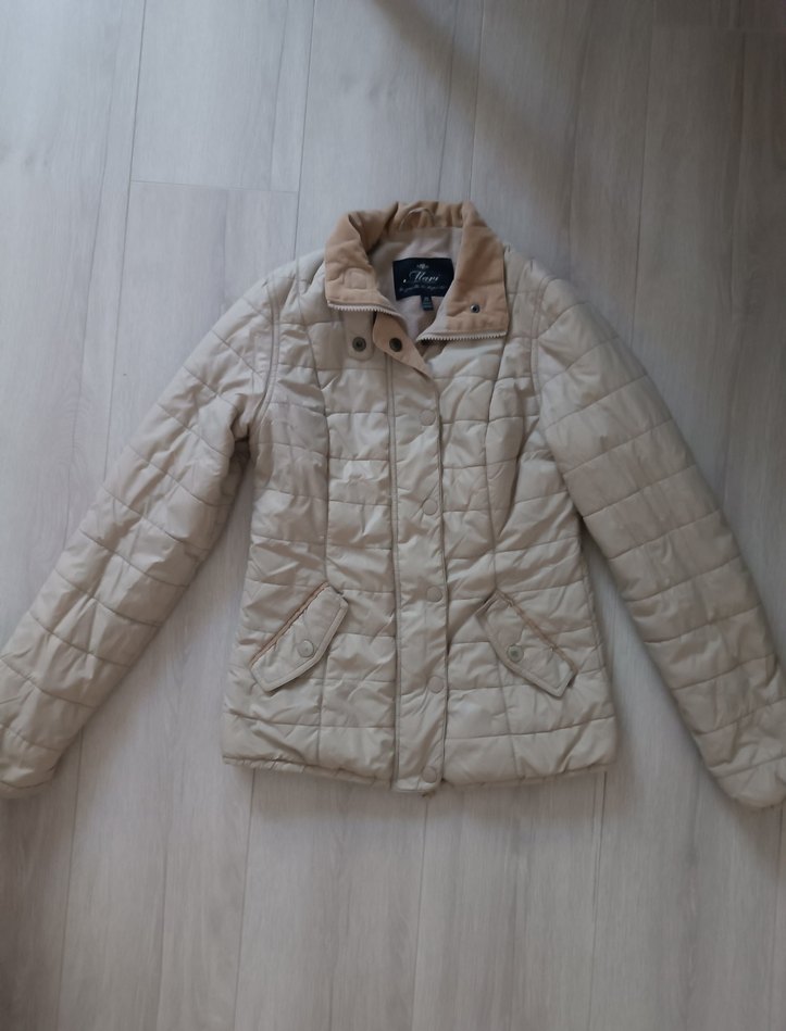 Mavi Vintage Slim Fit Bej Şişme Mont - Görsel 2