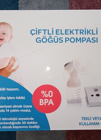 Elektrikli göğüs pompası