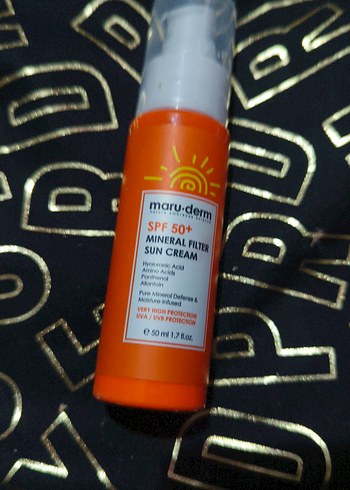 Maru.Derm SPF50+ Mineral Güneş Kremi 50 ml