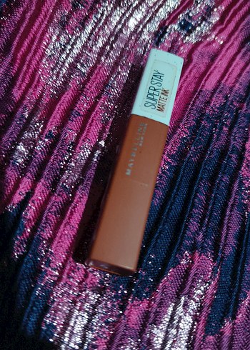 Maybelline Super Stay Mat Ruj - Koyu Bej - Görsel 5