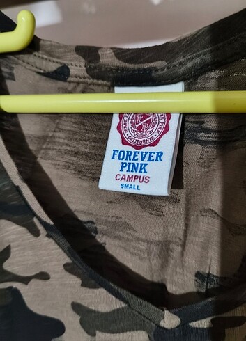 Forever Unique Kamuflaj desenli bluz